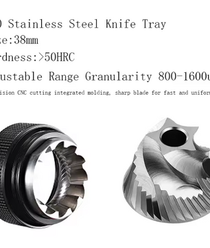 Professionele Handmatige Koffiemolen – Verstelbare Bonenmolen voor Espresso en Filterkoffie