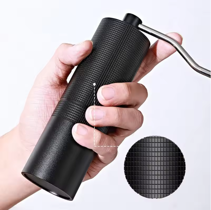 Professionele Handmatige Koffiemolen – Verstelbare Bonenmolen voor Espresso en Filterkoffie