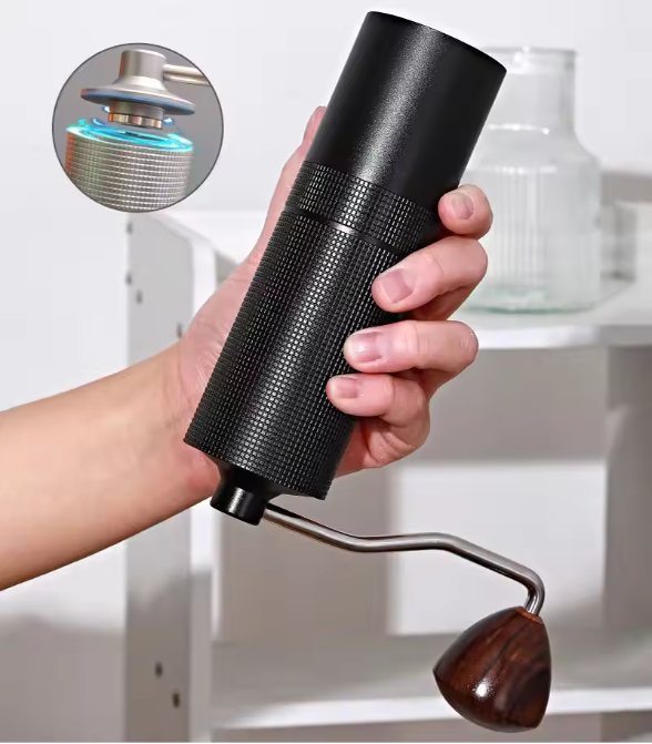 Professionele Handmatige Koffiemolen – Verstelbare Bonenmolen voor Espresso en Filterkoffie