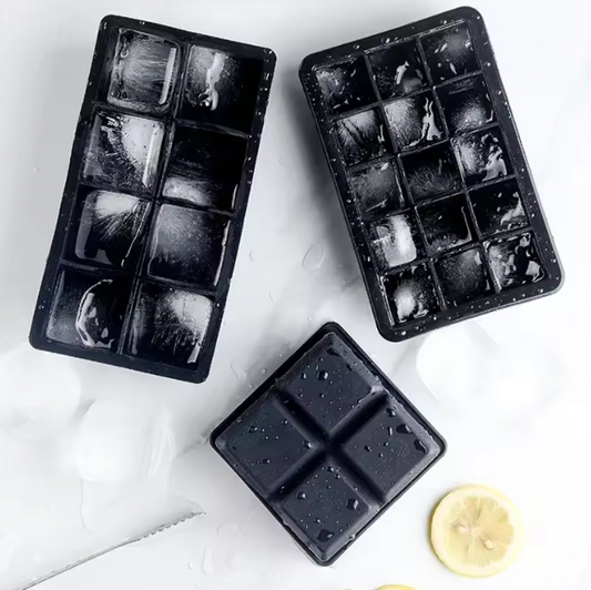 Siliconen IJsblokjesvorm – Grote Vierkante IJsblokjes Tray voor DIY IJsblokjes