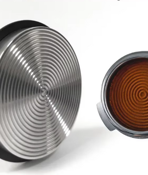 Veerbelaste Espresso Tamper met Rimpelbasis – Barista Koffie Aandrukker met Dieptecontrole