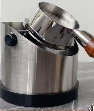 RVS Koffie Klopbox – Espresso Koffiedik Bak met Antislip Ring
