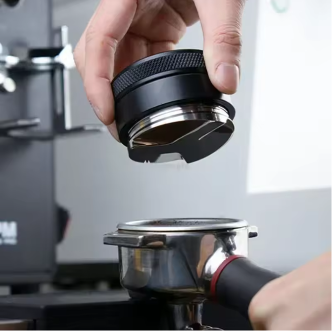 Espresso Koffieverdeler / Leveler – Verstelbare Distributie Tool voor Portafilter 51 / 53 / 58 mm