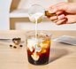 Glazen Latte Kop – Borosilicaat Glas Koffiebeker voor Latte, Thee en Dranken