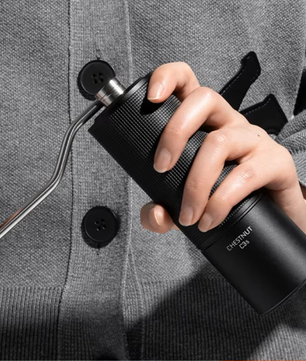 Handmatige Koffiemolen – Metalen Bonenmolen met Precisie Maalinstelling voor Espresso en Filterkoffie