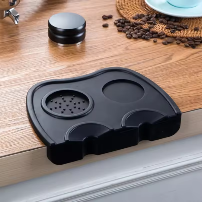 Siliconen Espresso Tampermat – Barista Tamper Station en Aanstamp Mat