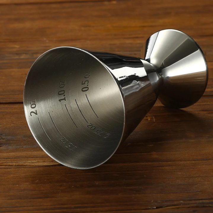 Roestvrijstalen Cocktail Jigger met Maatverdeling – Bar Maatbeker voor Cocktails