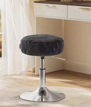 Moderne Make-Up Kruk – 360° Draaibare Verstelbare Kruk met PU Zitting