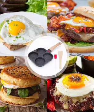 Mini Koekenpan voor Ei en Pannenkoeken – Compacte Anti-aanbak Eierpan