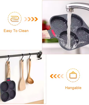 Mini Koekenpan voor Ei en Pannenkoeken – Compacte Anti-aanbak Eierpan