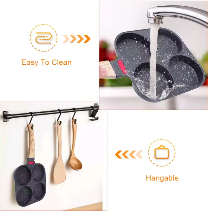 Mini Koekenpan voor Ei en Pannenkoeken – Compacte Anti-aanbak Eierpan