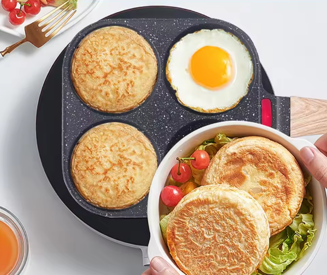 Mini Koekenpan voor Ei en Pannenkoeken – Compacte Anti-aanbak Eierpan