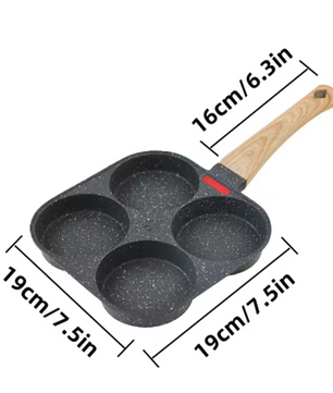 Mini Koekenpan voor Ei en Pannenkoeken – Compacte Anti-aanbak Eierpan