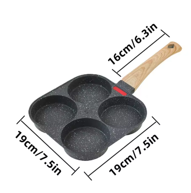 Mini Koekenpan voor Ei en Pannenkoeken – Compacte Anti-aanbak Eierpan