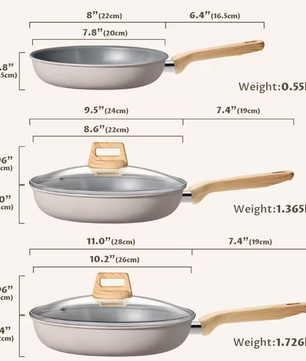 Keramische Koekenpan met Anti-aanbaklaag en Deksel – Inductie Geschikt