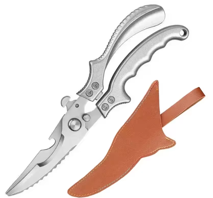 Professionele Gevogelte Schaar van RVS – Keukenschaar voor Kip, Vlees en Vis