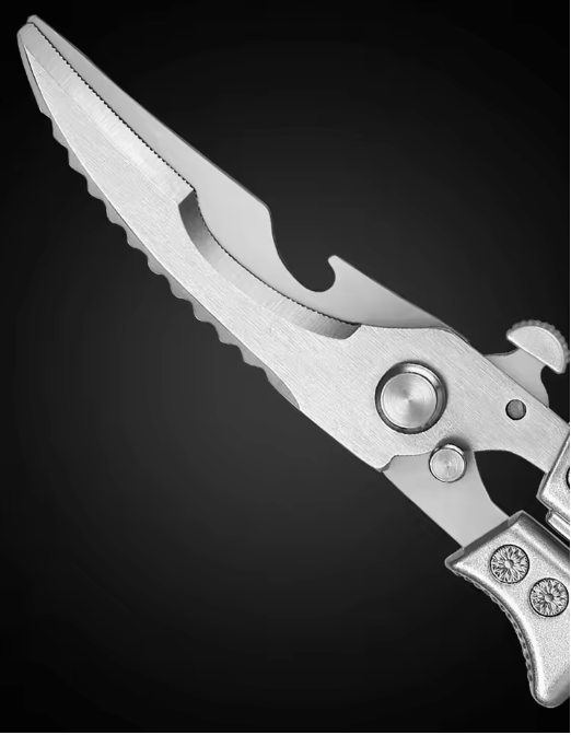 Professionele Gevogelte Schaar van RVS – Keukenschaar voor Kip, Vlees en Vis