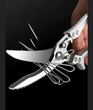 Professionele Gevogelte Schaar van RVS – Keukenschaar voor Kip, Vlees en Vis