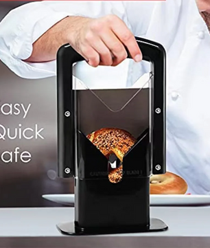 Bagel Guillotine Snijder – Bagelsnijder en Broodsnijder voor de Keuken