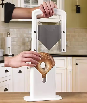 Bagel Guillotine Snijder – Bagelsnijder en Broodsnijder voor de Keuken