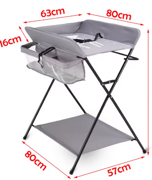 Opvouwbare Babycommode met Opbergvakken – Draagbaar Wisselstation