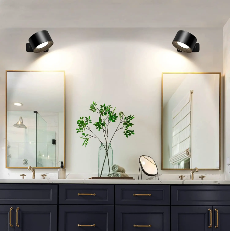 Magnetische LED Wandlamp – Draadloze Wandverlichting met Oplaadbare Batterij en 3 Lichtkleuren
