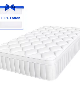 7-Zone Pocketveringmatras 25 cm – Medium Stevig, Hybride en Ademend