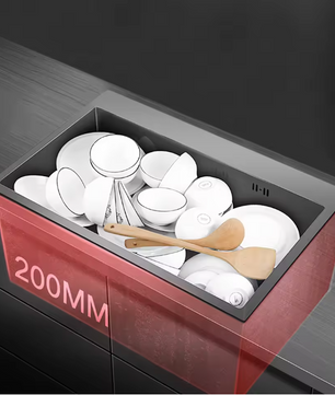 RVS Aanrechtenset 50 × 45 cm met Afdruiprek en Zeepdispenser