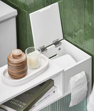 Smalle Nichekast op Wielen met Schuifdeuren – Verrijdbare Opbergkast voor Badkamer en Keuken