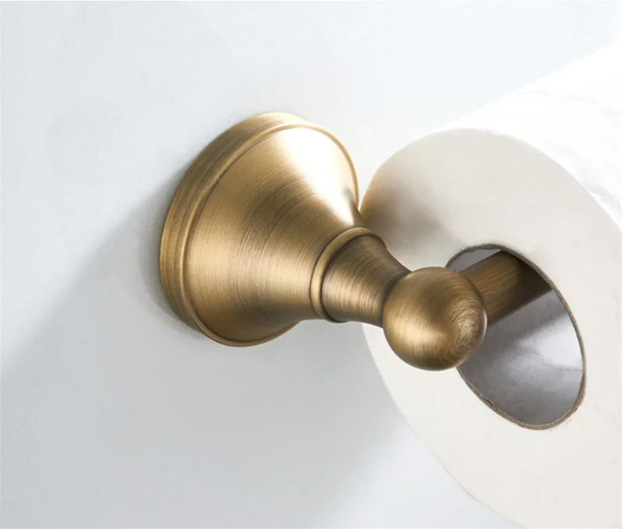 Toiletpapierhouder van Messing – Wandgemonteerd in Antiek Brons Design
