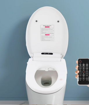 Slimme Elektrische Toiletzitting met Bidet – Verwarmd, 1300W en Afstandsbediening