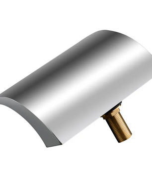 Moderne Waterval Badkamerkraan – Brede Uitloop en Handsproeier, Anti-Spat, Duurzaam