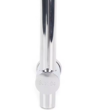 Verstelbare Douche Glijstang met 360° Draaibare Houder – RVS