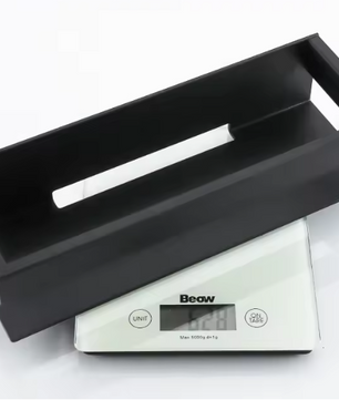 Wandgemonteerde Badkamerplank van Aluminium met RVS Stang – Mat Zwart