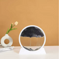 3D Bewegend Zandkunst Schilderij – Ronde Glazen Sandscape Decoratie