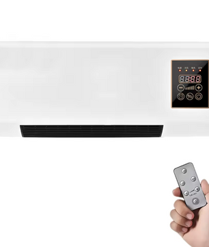 Mini Wand Airconditioner met Verwarming – Wandgemonteerde Klimaatunit met Afstandsbediening