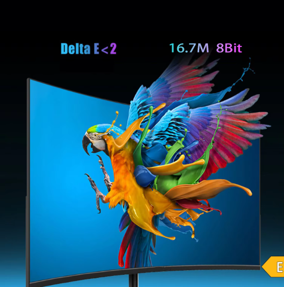 27 inch Curved Full HD Monitor – 75Hz IPS Gaming Scherm met HDMI en VGA