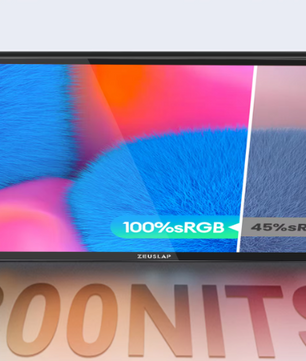 18,5 inch Touchscreen Draagbare Monitor – Full HD IPS 100Hz Tweede Scherm met Standaard