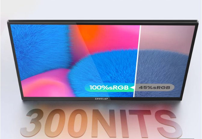 18,5 inch Touchscreen Draagbare Monitor – Full HD IPS 100Hz Tweede Scherm met Standaard