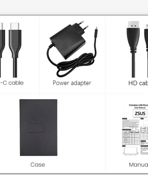 13 inch 4K Draagbare Monitor – Ultra HD Tweede Scherm met USB-C en HDMI