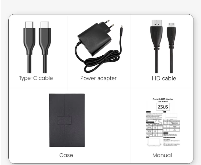 13 inch 4K Draagbare Monitor – Ultra HD Tweede Scherm met USB-C en HDMI