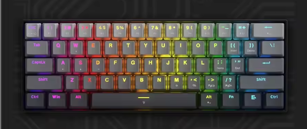 60% Mechanisch Gaming Toetsenbord – 61 Toetsen Rapid Trigger met RGB en 8K Polling