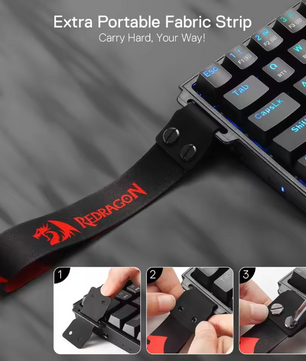 65% Mechanisch Gaming Toetsenbord – Draadloos RGB Hot-Swap Compact met 68 Toetsen