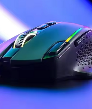 Draadloze Gaming Muis 10000 DPI – Programmeerbare RGB Gamer Muis met 8 Macro Knoppen