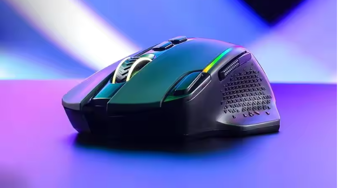 Draadloze Gaming Muis 10000 DPI – Programmeerbare RGB Gamer Muis met 8 Macro Knoppen