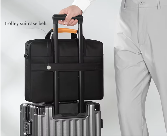 Business Laptop Schoudertas 14–18 inch met Opbergvakken en Ritssluiting – Messenger Laptoptas