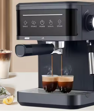 Halfautomatische Espresso Machine 20 Bar met Melkopschuimer en Touch Bediening