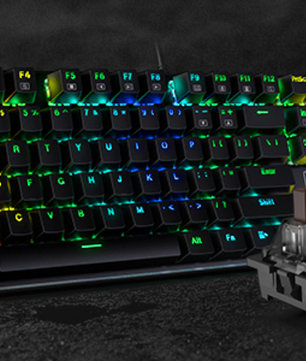 Mechanisch Gaming Toetsenbord met RGB – 104 Toetsen Hot-Swap en Aluminium Frame