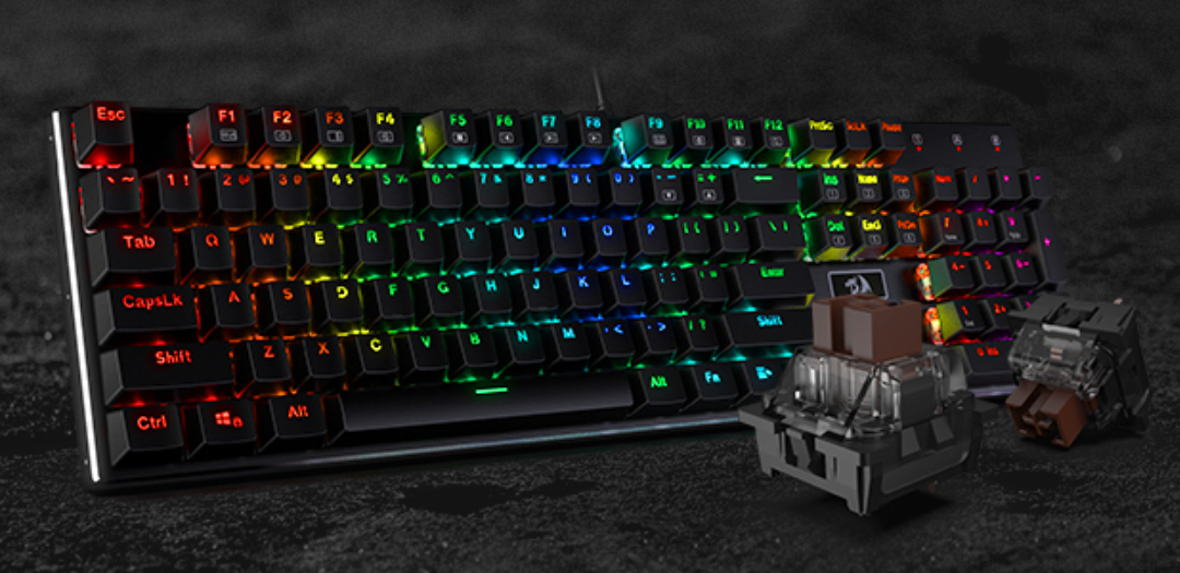 Mechanisch Gaming Toetsenbord met RGB – 104 Toetsen Hot-Swap en Aluminium Frame