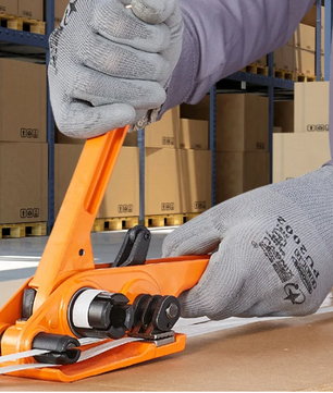 Pallet Omsnoeringsset met Spanner en Klem – Inclusief 100 m PP Band en 100 Metalen Sluitingen